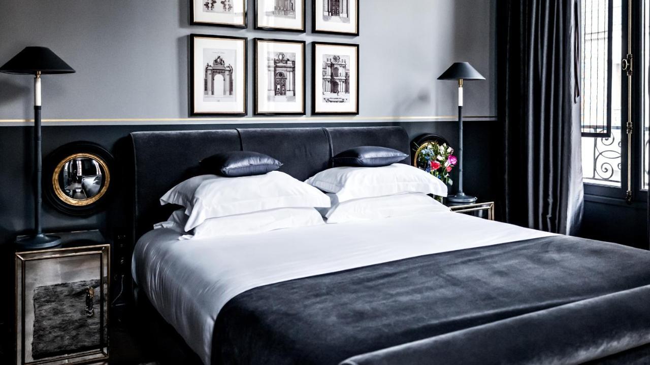 Monsieur George Hotel & Spa - Champs-Elysees باريس المظهر الخارجي الصورة A bedroom at the hotel